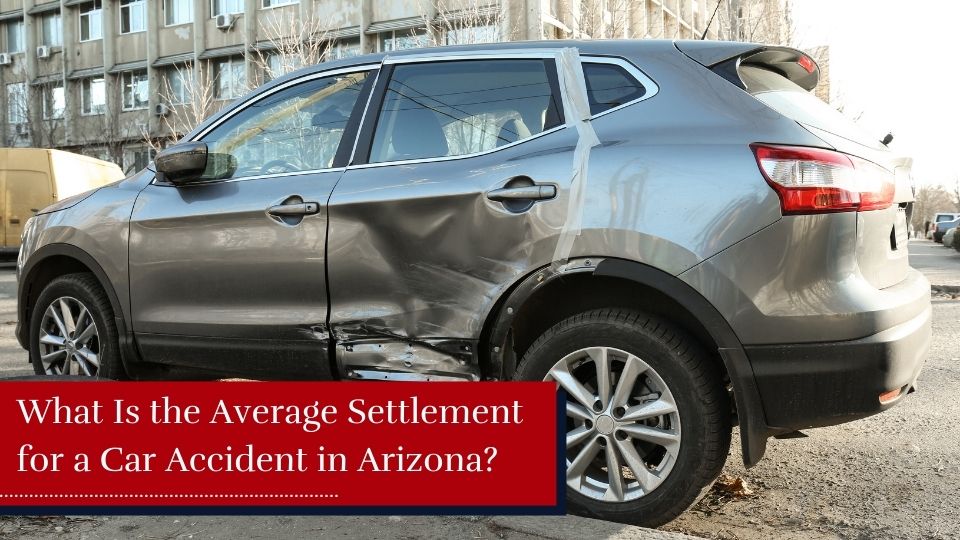 car damaged from a car accident in Phoenix